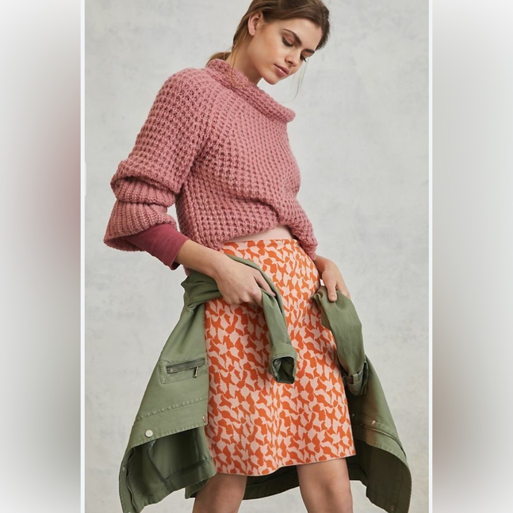 Maeve Harmon Jacquard Skirt